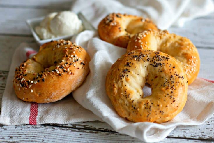 greek yoghurt bagels